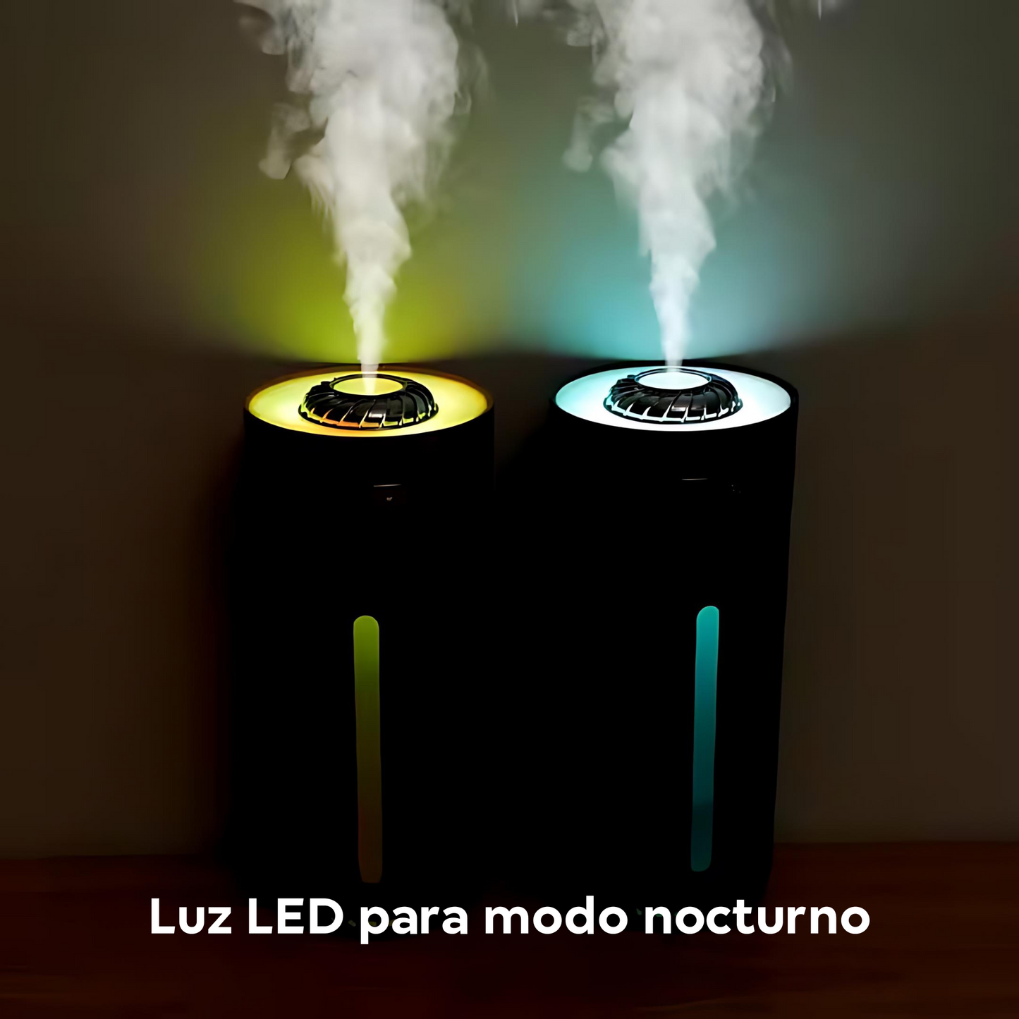 Humidificador - Difusor de Aceites Esenciales Blanco, Diseño Moderno y Minimalista para Hogar y Oficina
