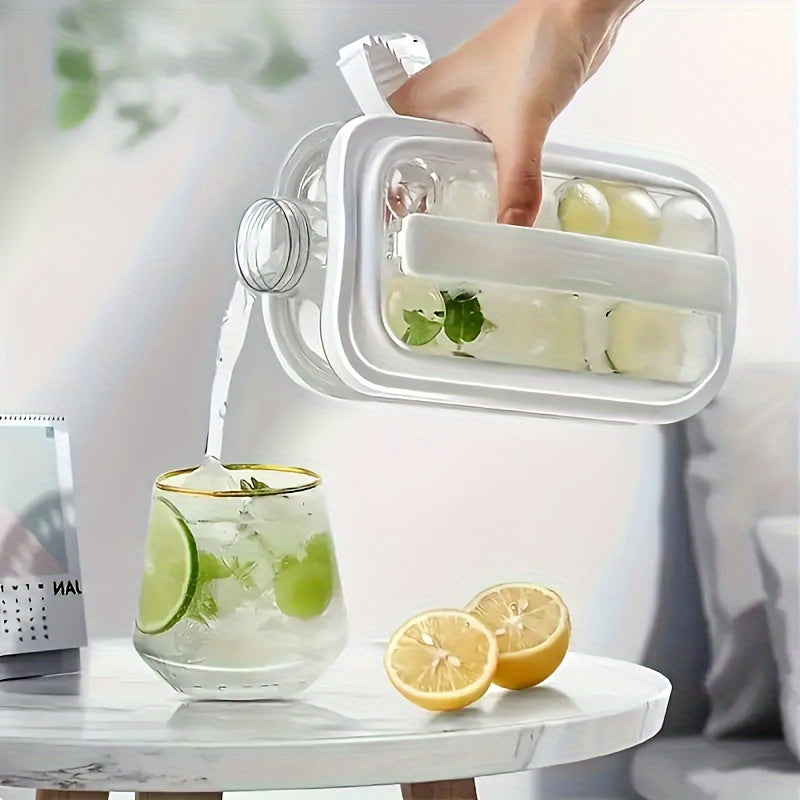 Botella y Molde de Hielo 2 en 1 Plegable de Alta Capacidad - Ideal para Hogar y Refrigerador