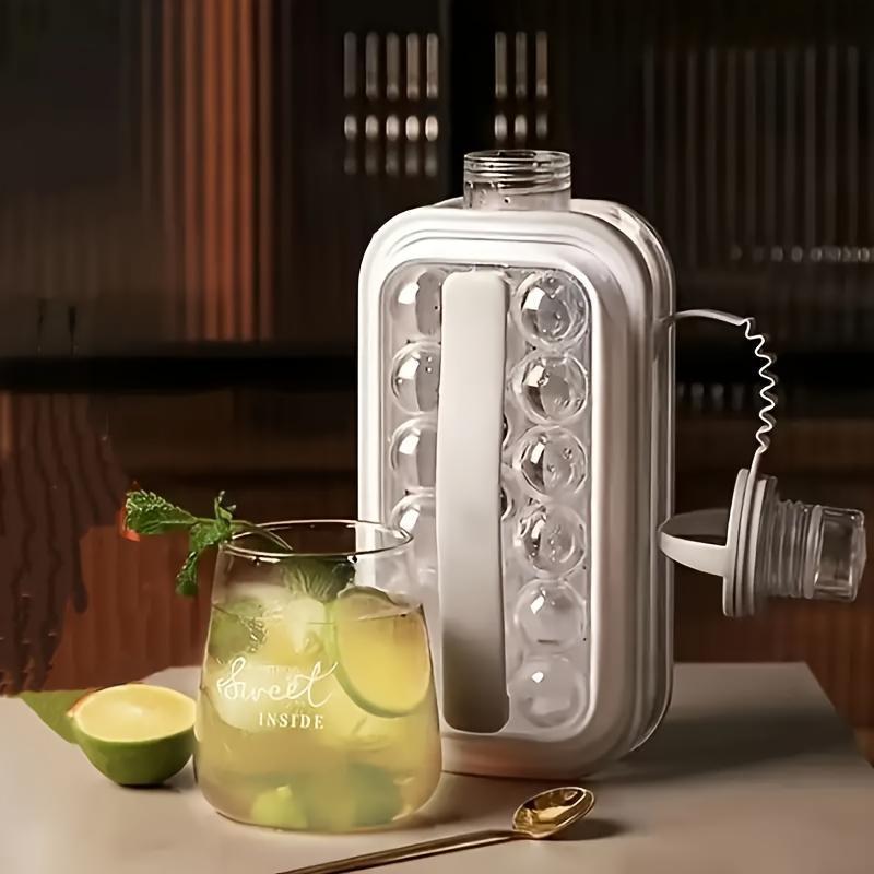 Botella y Molde de Hielo 2 en 1 Plegable de Alta Capacidad - Ideal para Hogar y Refrigerador
